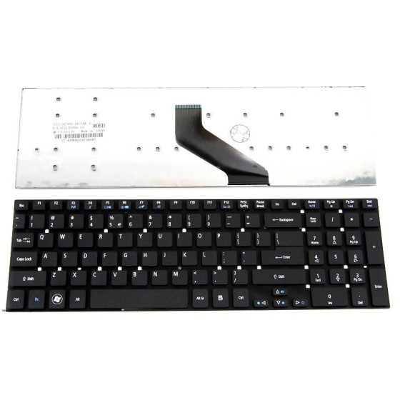 Πληκτρολόγιο Acer 5830G E5-551 E5-571G V3-571 V3-572 US BLACK TYPE A με οριζόντιο ENTER Πληκτρολόγιο Acer 5830G E5-551 E5-571G V3-571 V3-572 US BLACK TYPE A με οριζόντιο ENTER
