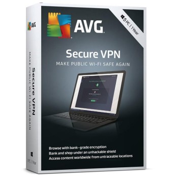 AVG Secure VPN 10-Device 1-Year AVG Secure VPN 10-Device 1-Year