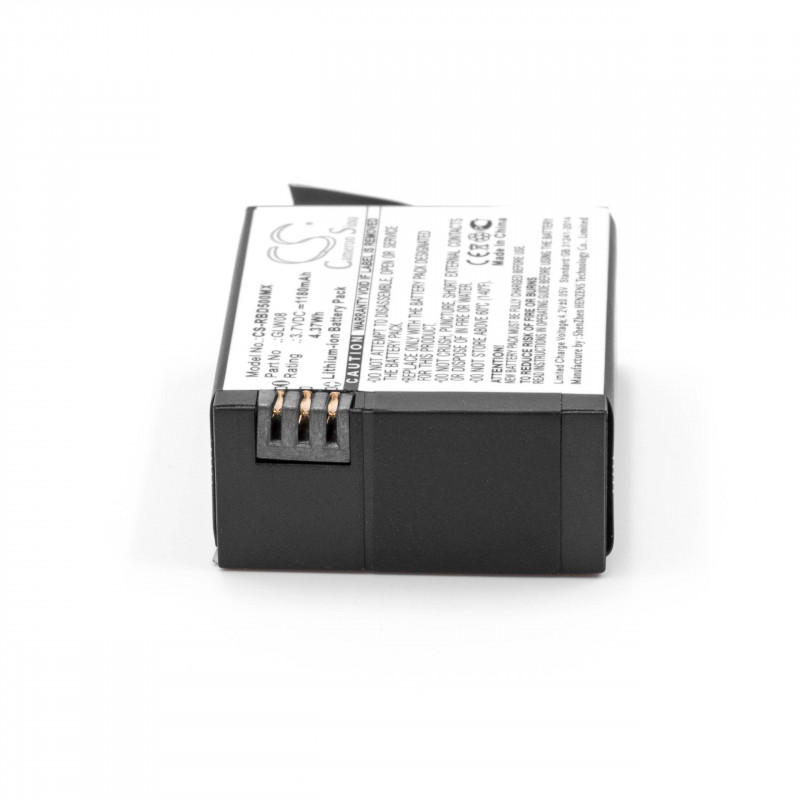 Μπαταρία βιντεοκάμερας ActionCam Rollei 500 / 500 Sunrise / Type GLW08 3.7V 1180mAh Li-Ion (C9500)