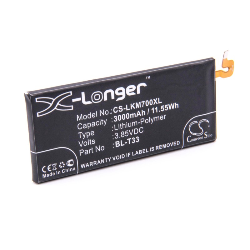 Μπαταρία smartphone LG Q6 / Q6a / M700A / M700N / Type BL-T33 and others 3,85V 3000mAh Li-Polymer (P9Q6)