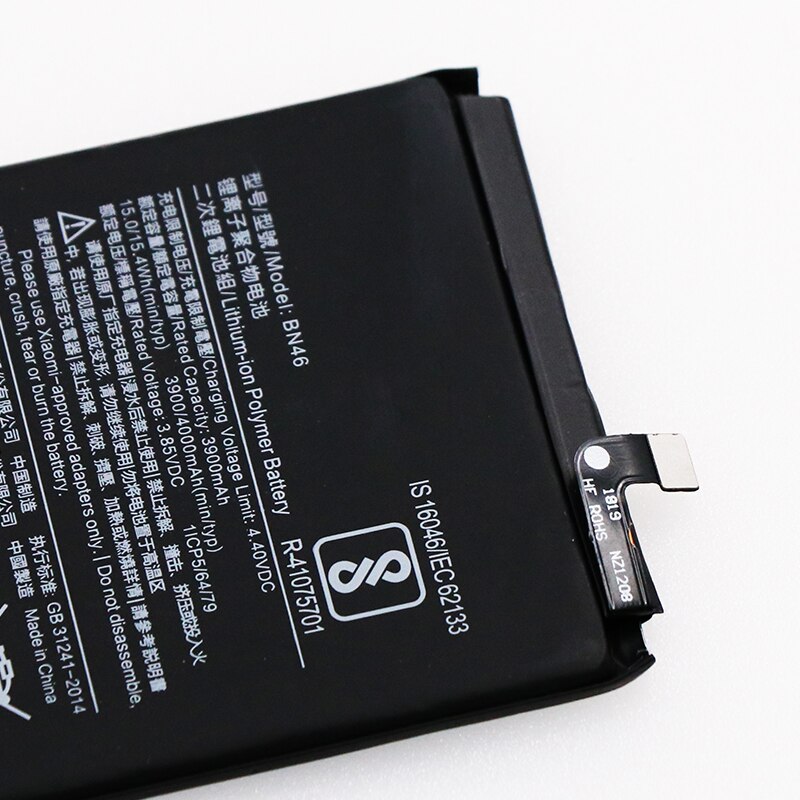 Μπαταρία smartphone mobile phone, Xiaomi Redmi Note 6 / type BN46 3,85V 3800mAh Li-Polymer (P9BN46)