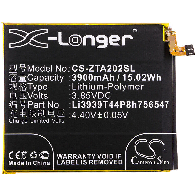 Μπαταρία smartphone mobile phone, ZTE Axon 10 Pro / A2020 / type Li3939T44P8h756547 and others 3,85V 3900mAh Li-Polymer (P9A10)
