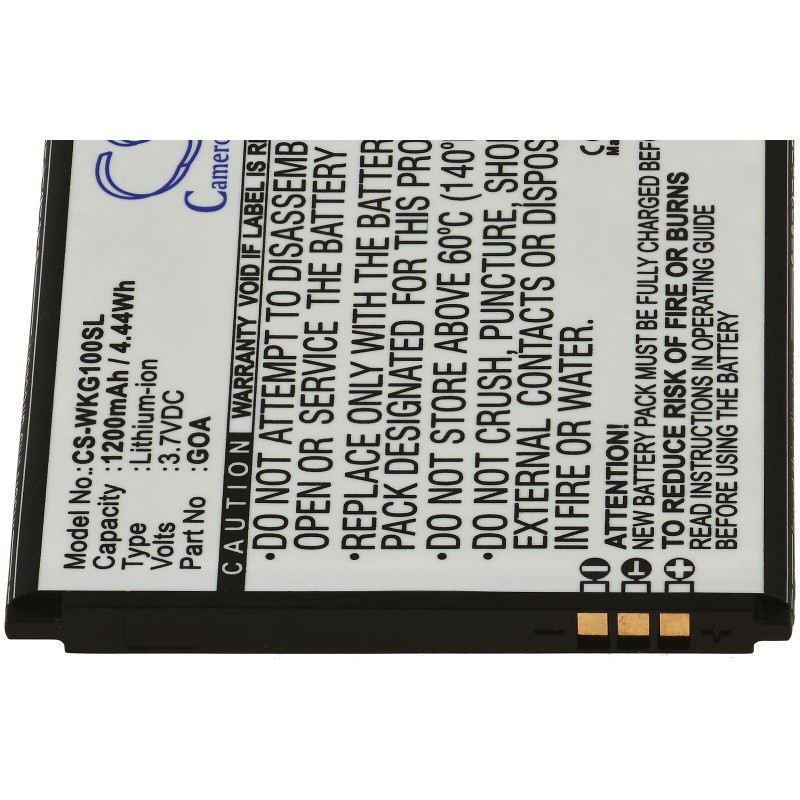 Μπαταρία smartphone mobile phone, Wiko Sunny / GOA / Type 2502 3,7V 1200mAh Li-Ion P9SUNY.