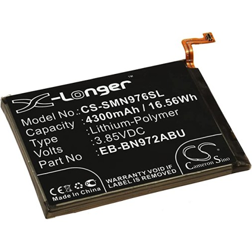 Μπαταρία smartphone mobile phone, Samsung Galaxy Note 10+ / SM-N975F/DS / Type EB-BN972ABUL 3,85V 4300mAh Li-Polymer (P9SMN975)