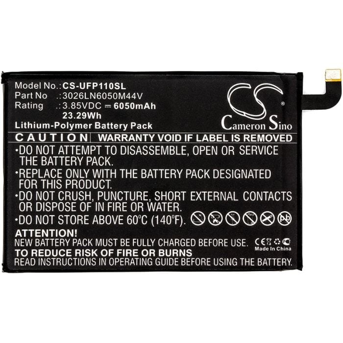 Μπαταρία smartphone Ulefone / type 3026LN6050M44V 3,85V 6050mAh Li polymer (P9)
