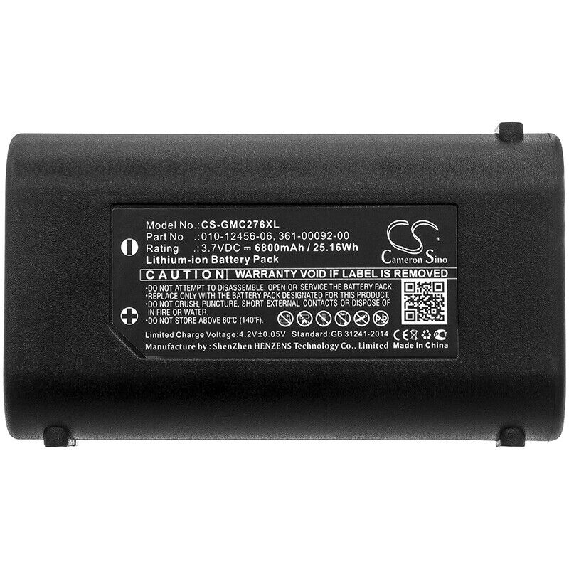 Μπαταρία GPS motorcycle navigation Garmin GP SMAP 276Cx / Type 361-00092-00 3.7V 5200mAh Li-Ion (G276CX)