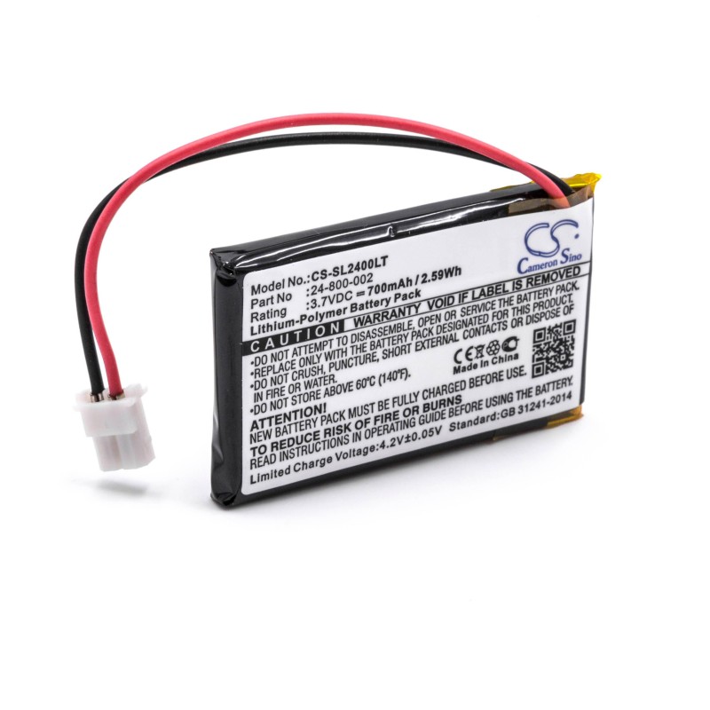 Μπαταρία για solar LED lamp SL-24000 / type 24-800-002 3,7V 700mAh Li-Polymer (V9SL24)