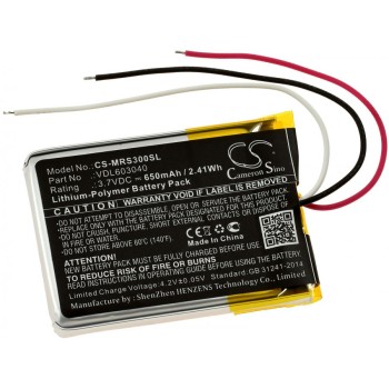 Μπαταρία ασύρματων ακουστικών Bluetooth Marshall Major II, Major III, Type VDL603040 3,7V 650mAh Li-Polymer (H9M2)