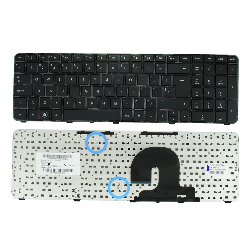 Πληκτρολόγιο για HP Pavilion DV7-4000 Μαύρο