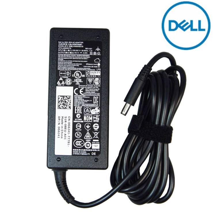 ΑΥΘΕΝΤΙΚΟΣ ΦΟΡΤΙΣΤΗΣ  DELL 19.5V 3.34A 65WATT  4.50mm X 3.00MM---LA65NS2-01