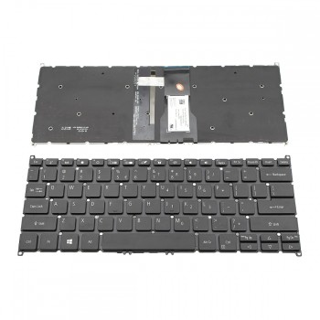 Πληκτρολόγιο Acer Aspire SF114-32 SP513-5 Black Without Frame With Backlit US (--Small Enter) - NK.I1317.00B 9Z.NF5LN.A01