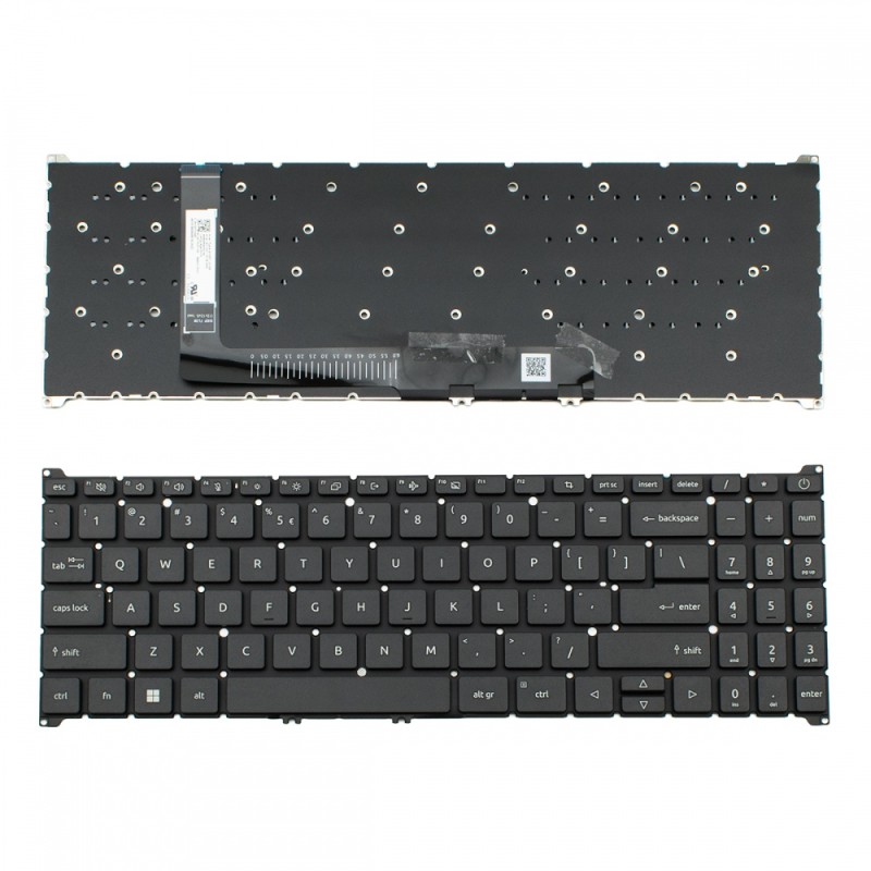 Πληκτρολόγιο Acer Nitro 5 A515-58GM A515-58M A515-57 A515-57G A515-57 US Gray without Frame - PK133TY4A00 NK.I151B.00B