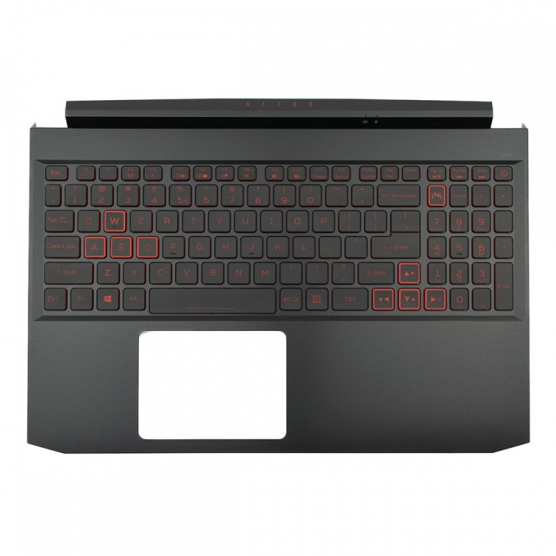 Πληκτρολόγιο Acer Nitro AN515-45 AN515-57 Black, Backlit, Without TouchPad US (Palmrest with keyboard) - 6B.QBCN2.012 6B.QBCN2.013 AP336000C00