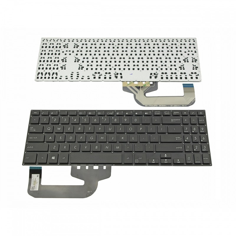 Πληκτρολόγιο ASUS VivoBook X507 X507MA X507U X507UA X507UB Black Without Frame US (Small Enter) - 0KN1-3X1US12 0KNB0-51000US00 Πληκτρολόγιο ASUS VivoBook X507 X507MA X507U X507UA X507UB Black Without Frame US (Small Enter) - 0KN1-3X1US12 0KNB0-51000US00