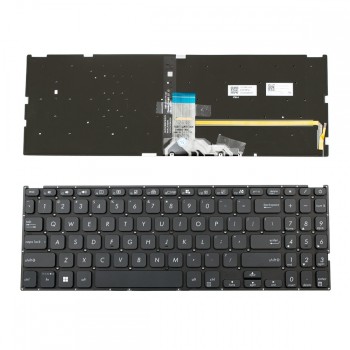 Πληκτρολόγιο ASUS Vivobook X515 X515DA X515EA X515J X515JA X515UA X515MA with Backlit Black Without Frame US (Small Enter) - HQ21019718000 0KNB0-560NUS00 0KN1-CE1US12 ASM1BM73US