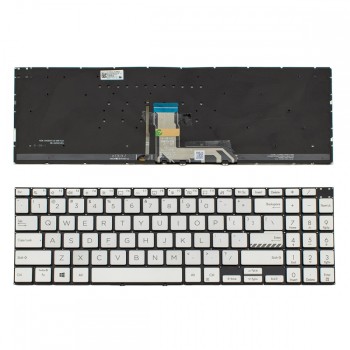 Πληκτρολόγιο ASUS Vivobook pro 15 K3500P X3500PA Silver (--Small enter) US - 0KNB0-562STA00