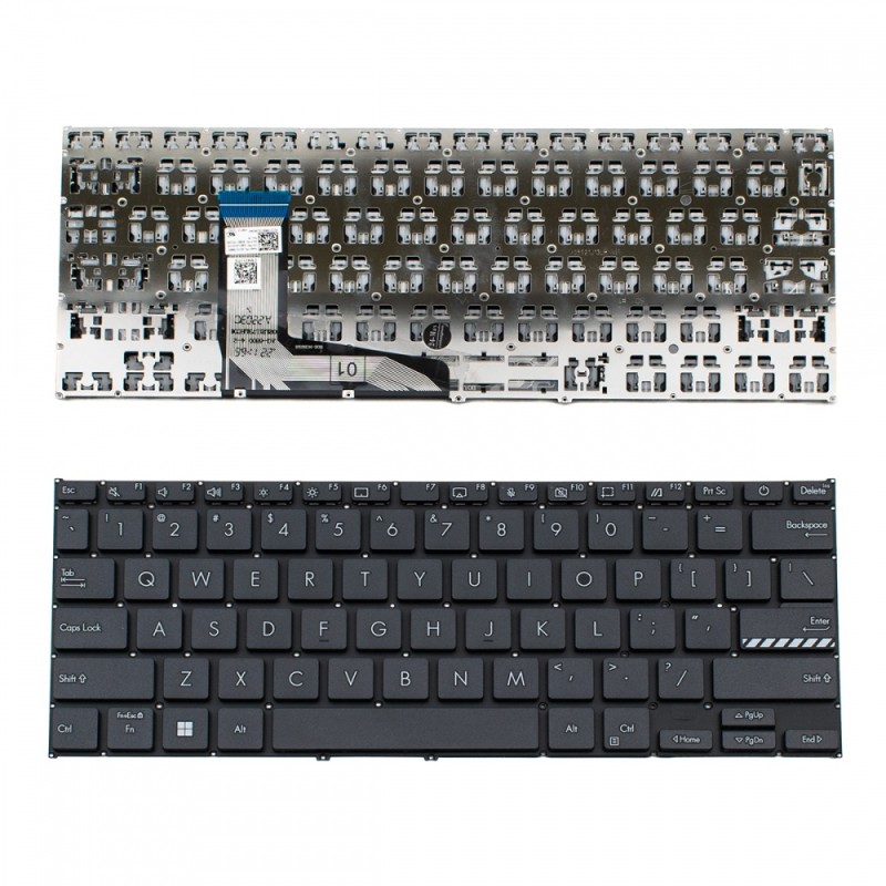 Πληκτρολόγιο ASUS Vivobook X1402 Black Without Frame US (Small Enter) - 0KNB0-110CUS00