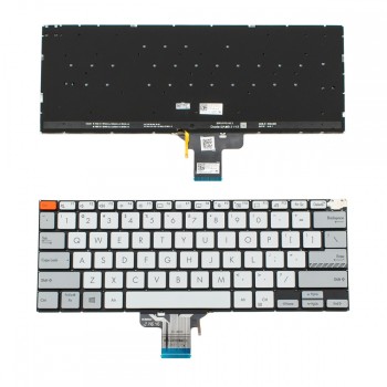 Πληκτρολόγιο ASUS Vivobook M3400 M3401 M3401Q X7400 X3400 X3400P K3400P Gray Without Frame US (Small Enter) Backlit - 0KNB0-1603US00
