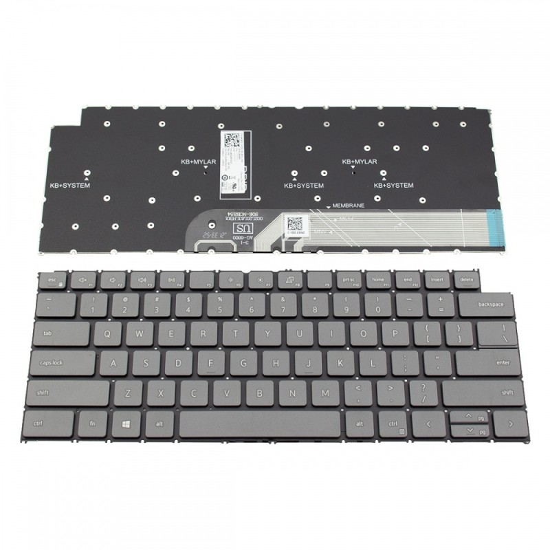 Πληκτρολόγιο Dell Latitude 3320 3420 Vostro 5310 5320 5410 5415 Gray Without Frame US (--Small Enter) - 6K9FK