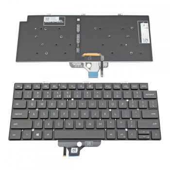 Πληκτρολόγιο Dell Latitude 5320 7310 7320 Black Without Frame, Backlit US (--Small Enter) - 1828G PK1330R2B01