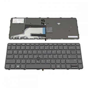 Πληκτρολόγιο HP 430 G3 430 G4 440 G3 440 G4 640 G2 645 G2 Black Frame Black US Backlit With Pointing stick - 6037B0114501 6037B0115601 SN9142BL1
