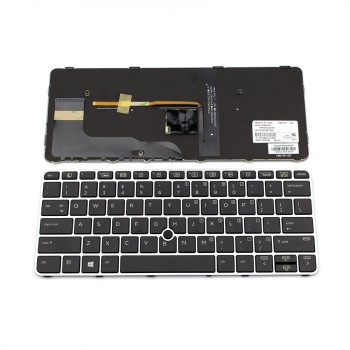 Πληκτρολόγιο HP EliteBook 725 G3 820 G3 820 G4 GRAY FRAME BLACK With Pointing Stick, Backlit US - 826630-001 6037B0113601