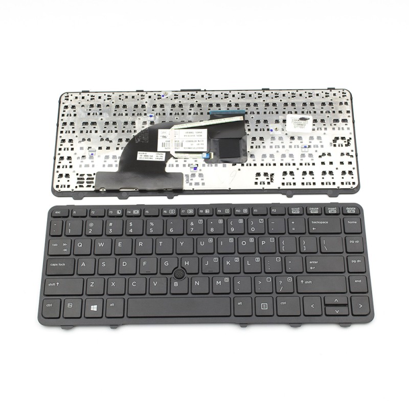 Πληκτρολόγιο HP ProBook 640 G1 645 G1 Black Frame Black With Pointing Stick US - 6037B0088201 738688-001