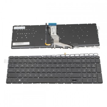 Πληκτρολόγιο HP Pavilion 15-cd072nr 15-cd074cl 15-cd075nr 15-cd076c 15-RAl Black Without Frame With Backlit Board UK (Small Enter) - SG-87320-XBA