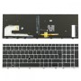Πληκτρολόγιο HP EliteBook 755 G5 850 G5 ZBook 15u G5 Silver Frame Black, Backlit With poiting stick UK - L11999-261 L14366-261 6037B0136431 L25005-031