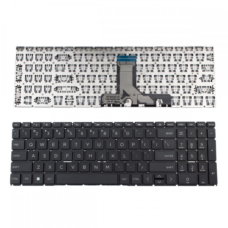 Πληκτρολόγιο HP Pavilion 15-EG 15-FC Black Without Frame US (Small Enter) - 6037B0214832 9Z.NHXBQ.001 9Z.NHXNQ.L01