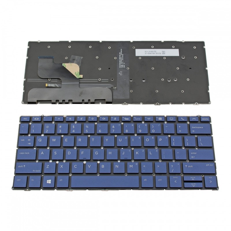 Πληκτρολόγιο HP Elite Dragonfly G2 Blue Without Frame, Backlit US (Small Enter) - 6037B0195801