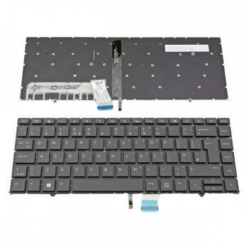 Πληκτρολόγιο HP Zbook Studio G5 Black Without Frame, Backlit UK (Big Enter) - SG-91610-2BA SN6173BL1