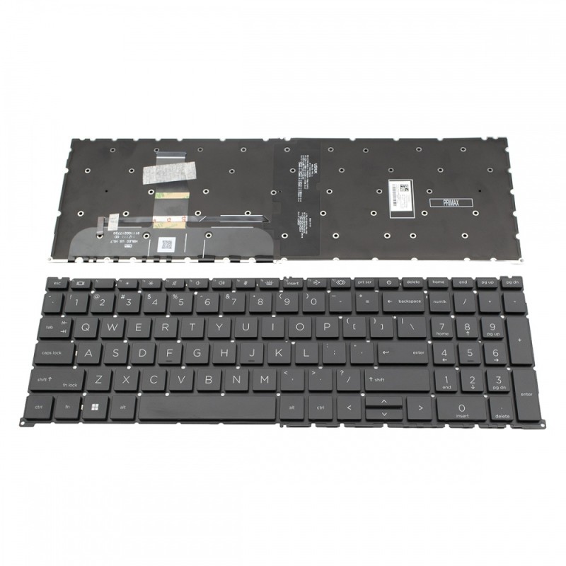 Πληκτρολόγιο HP EliteBook 865 G9 Black Without Frame with Backlit US (small Enter) - 6037B0231803