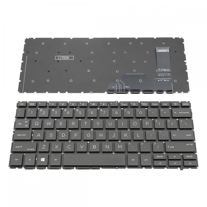 Πληκτρολόγιο HP EliteBook 840 G9 Black Without Frame US (SMALL Enter) - 6037B0224801