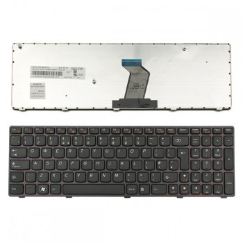 Πληκτρολόγιο Lenovo Ideapad Z570 V570 B570 B570A B570G B575 B580 B590 V570C Dark FRAME BLACK UK - 25-013358 25013385 V-117020FS1-US 25209782 25209723