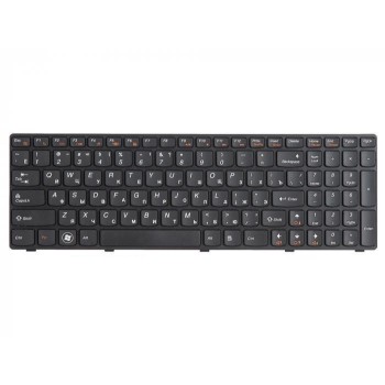Πληκτρολόγιο Lenovo Ideapad G580 G585 Z580 Z585 PURPLE FRAME BLACK US - 25208114 AELZ3U01110