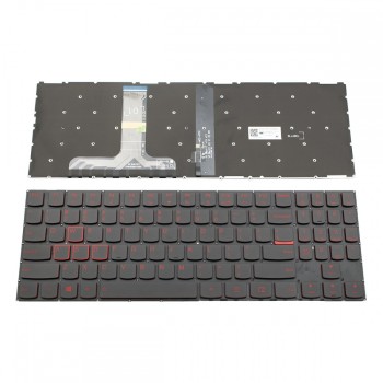 Πληκτρολόγιο Lenovo Legion Y520 Y520-15IKB Y530-15ICH R720 R720-15IKB BLACK WITHOUT FRAME With Backlit (RED light) US (--SMALL ENTER) - LCM16F83USJ6866 PK131B4B00 PK131B5B00 PK131HV3800
