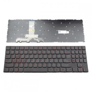 Πληκτρολόγιο Lenovo Legion Y520 Y520-15IKB Y530-15ICH R720 R720-15IKB BLACK WITHOUT FRAME With US (--SMALL ENTER) - SN20H27566 PK131B3A00