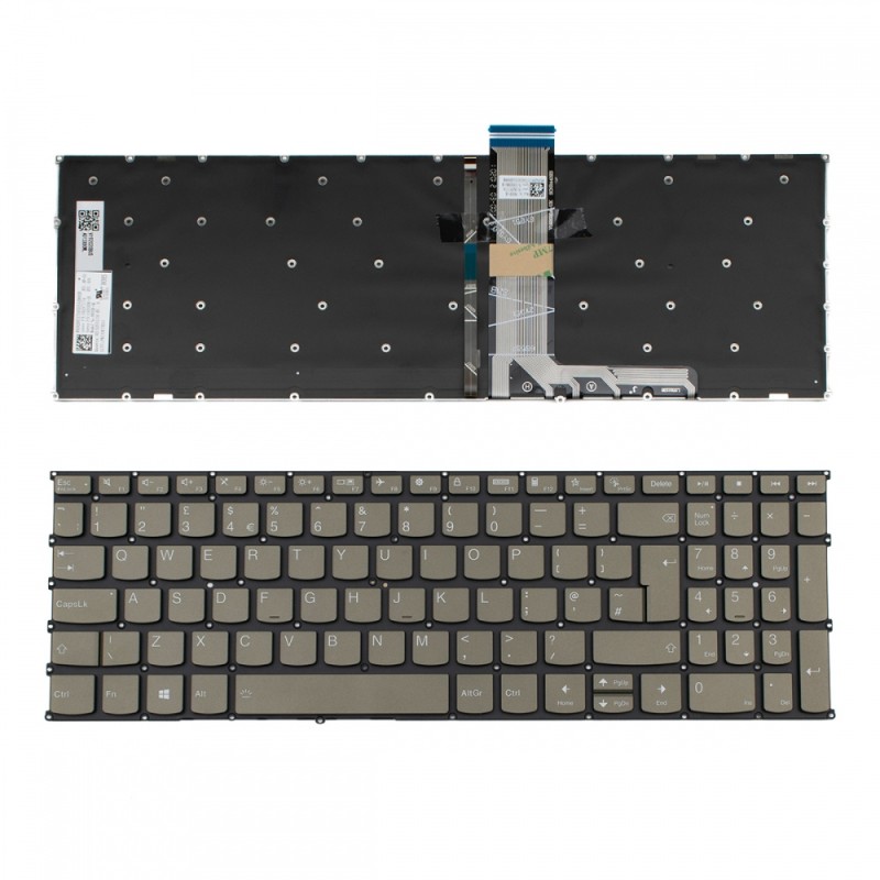 Πληκτρολόγιο Lenovo Ideapad 3 15ITL6 Thinkbook 15 G2 15 G3 15P G2 V15 G2 IdeaPad 1 15ALC7 15AMN7 15IAU7 15IGL7 15IRU7 1-15ADA7 15IJL7  Dark Green Without Frame with Backlit UK (--Big Enter) - PK131K73E26 SN21B40763 SN20Y71734 PK131K73D11