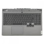 Πληκτρολόγιο Lenovo Legion 5-15IMH05H (Palmrest with keyboard) Dark Gray With touchpad US (--Small Enter) RGB Backlit -  5CB0Z26894