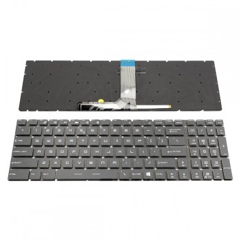 Πληκτρολόγιο MSI GP73 Leopard 8RE MS-17C5 17E2 GE75 GP75 9SD GS73VR RGB Backlight Black Without Frame US (--Small Enter) 