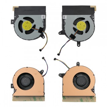 CPU FAN (CPU + GPU) ASUS ROG FX72V FX72VY G752V G752VY G752VT G752VL GTX980 4pin 5V 0.5A (Thinkness 20mm) - 13NB09VOAM0301 13NB09VOAM0201