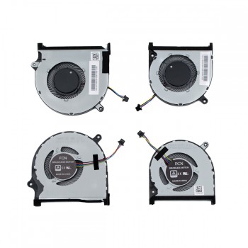 CPU FAN (CPU + GPU) DELL Insprion 7000 15-7590 7591 P83F 4pin 5V - 0MPHWF 0861FC CN-0MPHWF CN-0861FC DFS5K12114262D DFS5K22115371D