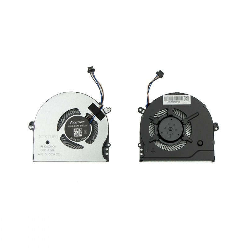 CPU FAN HP 14-bp Pavilion 15-cc 15-ck Series 4pin 5V 0.5A  - 927918-001 NFB80A05H-003, DC28000GARO XRF2, XRB80A05H-00