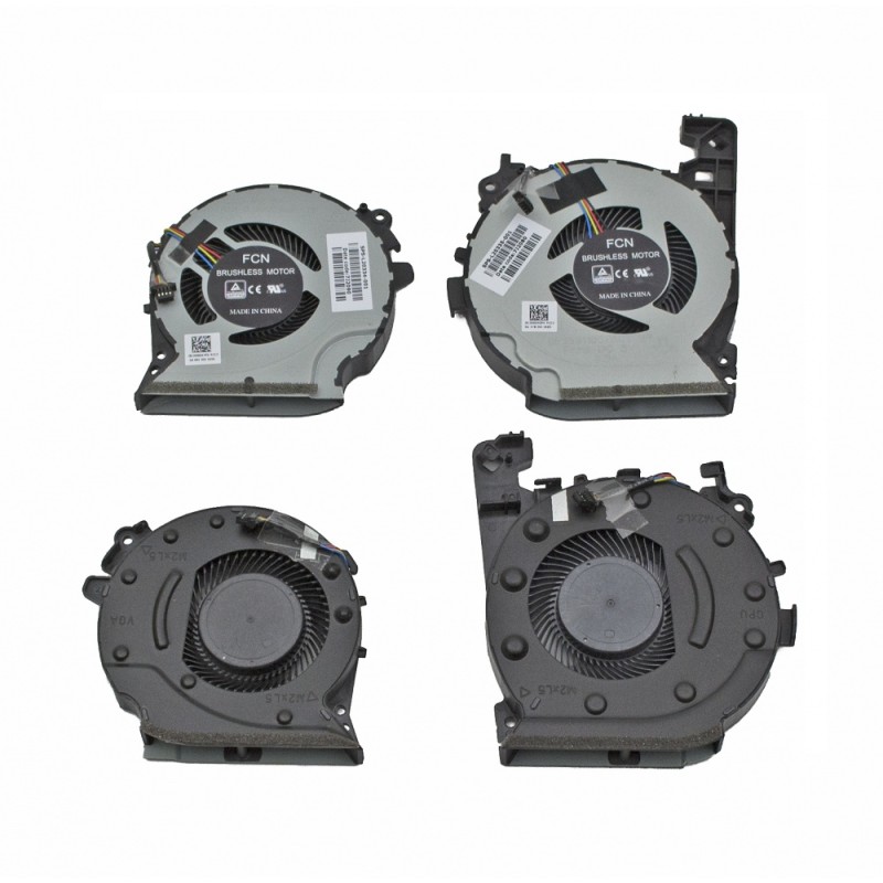 CPU FAN (CPU + GPU) HP Pavilion Gaming 15-CX 4 pin 5V 0.5A - L20334-001 L20335-001 DC28000KZF0 DC28000KYF0