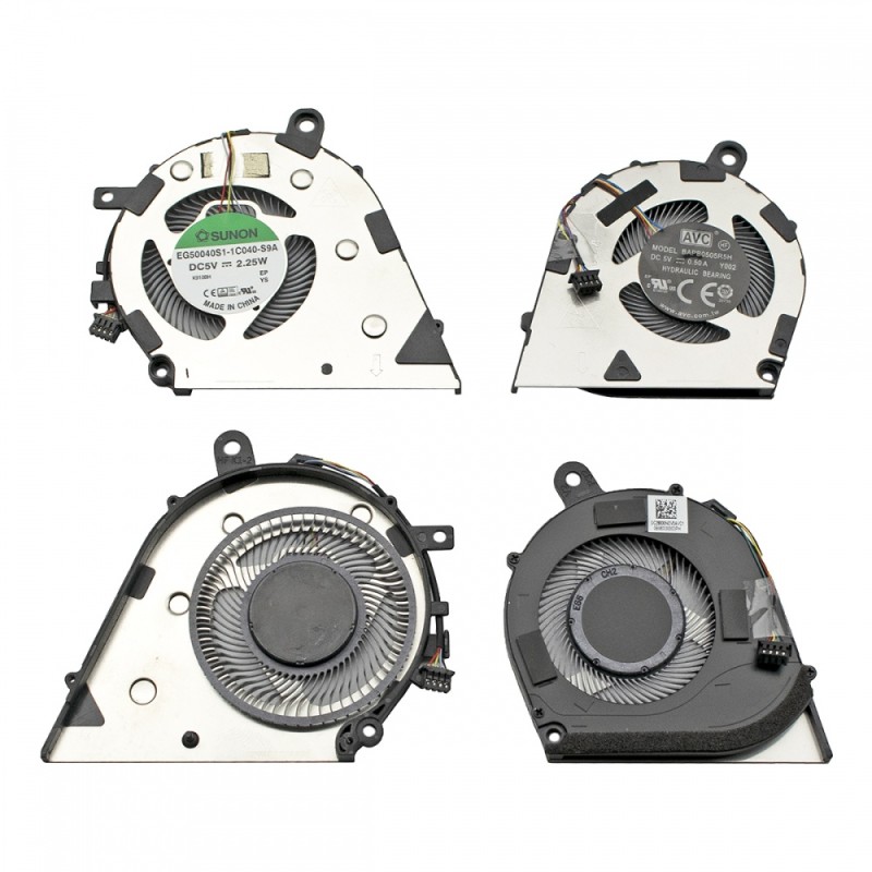 CPU FAN (CPU + GPU) Lenovo Ideapad  S540-14API 81NH 4pin 5V 0.5A