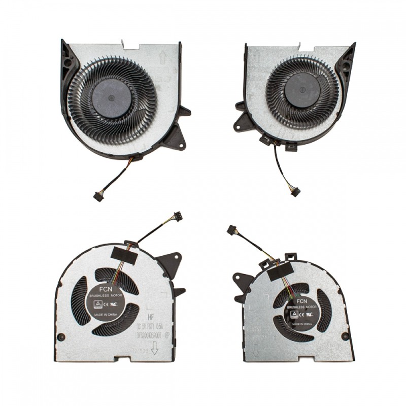 CPU FAN (CPU + GPU) Lenovo Y530P Y540P Y7000P 2019 4pin 5V 0.5A - DFS501105PR0T DFS200105200T