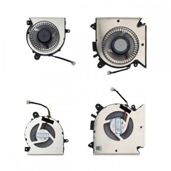 CPU FAN MSI GF63 MS-16 R1 MS-16 R2 MS-16 R3  L+R 4 pin 5V 1.0A - PABD08008SH E330800760MC 