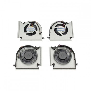 CPU FAN (CPU +GPU) MSI GE66 GP66 GL66 5V 1.0A 4 pin -  PABD08008SH N453 PABD08008SH N454