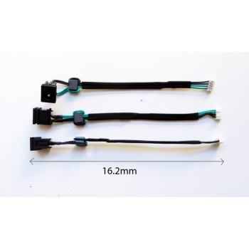 Βύσμα Τροφοδοσίας DC Power Jack PJ067 2.5mm center pin - Toshiba Satellite C650 L505 L505D With cable (PJ076)